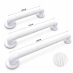 Wholesale ABS anti-slip bathroom grab bar with ribbed texture manufacturer Charisticare