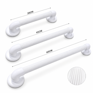 Wholesale ABS anti-slip bathroom grab bar with ribbed texture manufacturer Charisticare