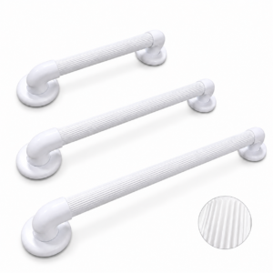 Wholesale ABS safety grab bar with anti-slip ribbed texture and PVC core manufacturer