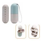 Wholesale Eco-Friendly Wheat Straw 7-Day Rotating Pill Organizer Manufacturer