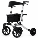 Wholesale Aluminum Rollator Walker Manufacturer with Seat and Bag