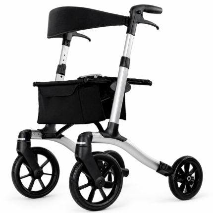 Wholesale Aluminum Rollator Walker Manufacturer with Seat and Bag