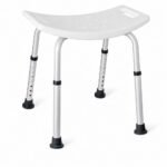 Wholesale adjustable aluminum shower stool manufacturer Charisticare