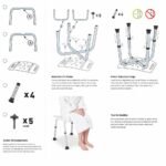 Wholesale Ergonomic Aluminum Bath Chair | Adjustable Shower Seat | Charisti - Image 3