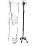 Wholesale Small Base Quad Cane Manufacturer with Adjustable Height
