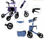 Wholesale Aluminum Rollator Walker | Foldable Walker | Charisti - Image 2