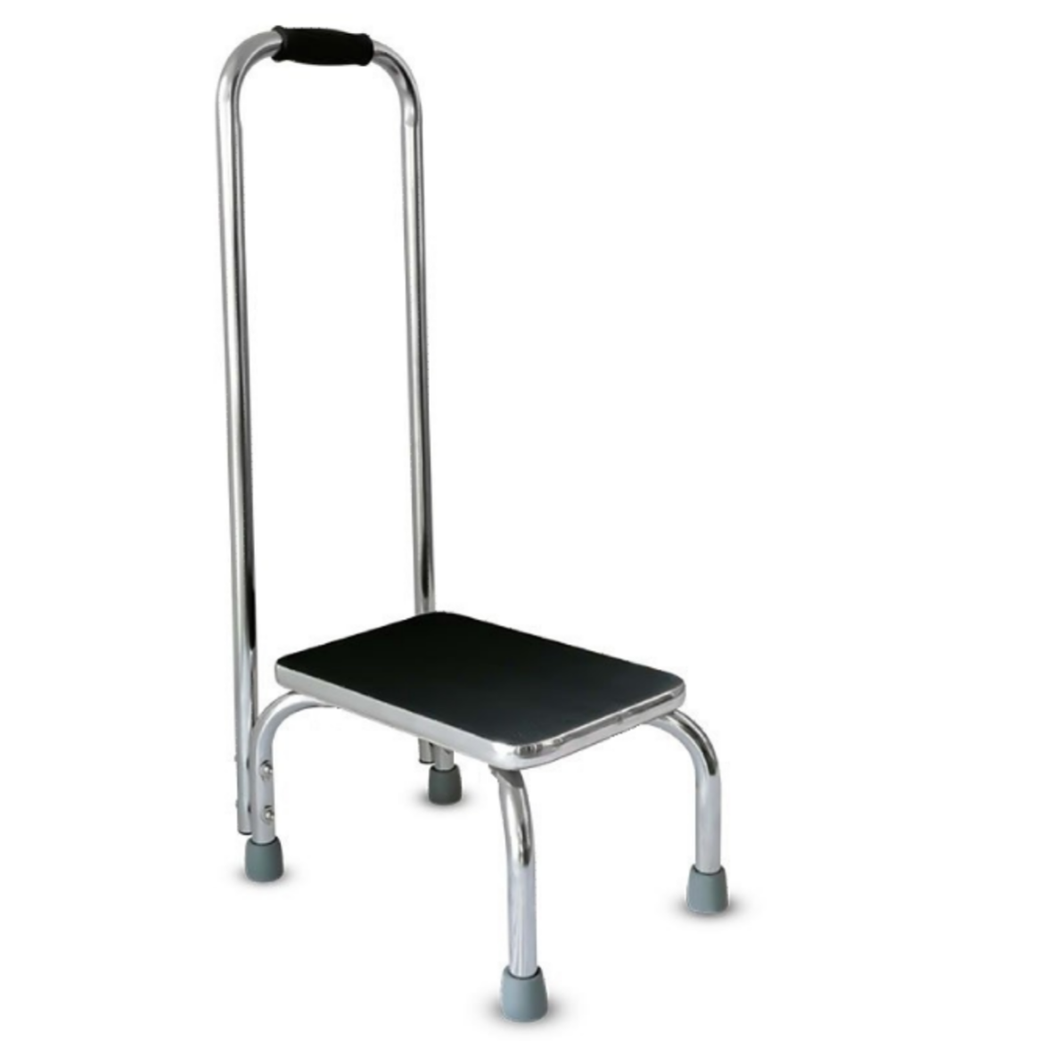 Step Stool with Support Handle - Main View Wholesale Step Stool with Support Handle Manufacturer for Medical and Home Use