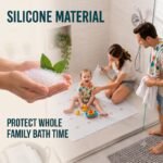 Premium silicone material bath products - Eco-friendly and safe for whole family bath time with parents and baby