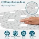 Wholesale Natural Rubber Bathtub Mat 40x70cm Strong Suction Cups for Better Grip